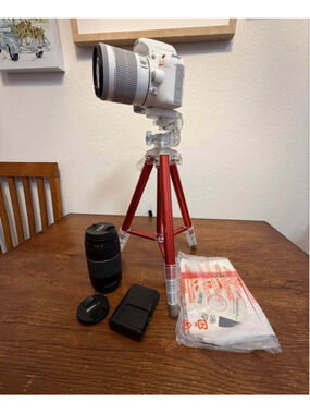 Canon EOS Rebel SL1 DSLR Camera Bundle 18-55mm STM + 75-300mm Lens CLEAN